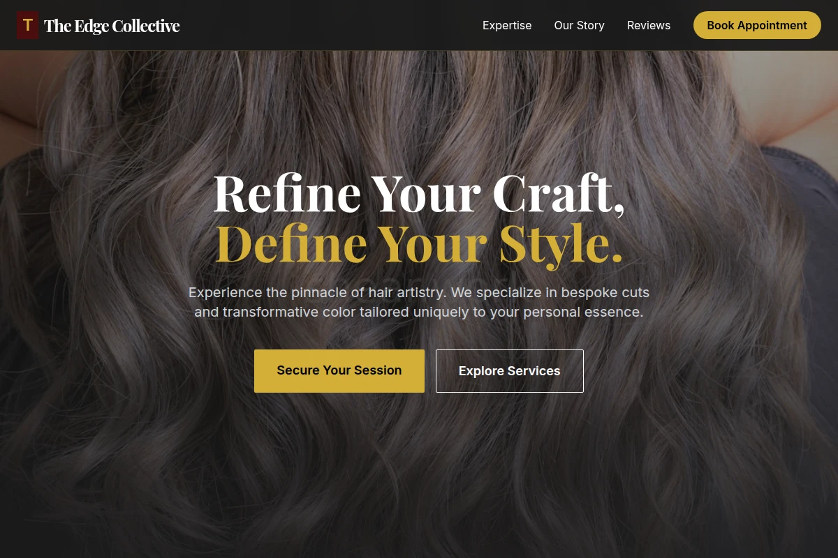 Cut Hair Styling